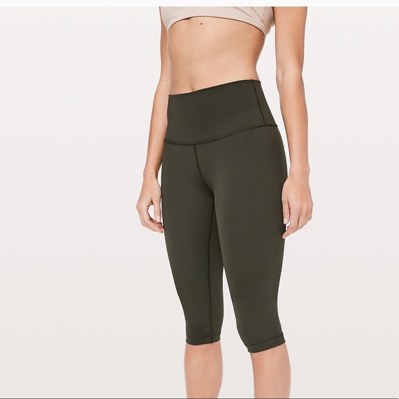 lulu lemon green leggings